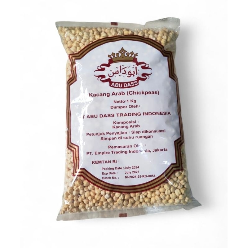 

Kacang Arab Abu Dass 1 Kg √ Kacang Arab Roasted √ Kacang Arab Renyah