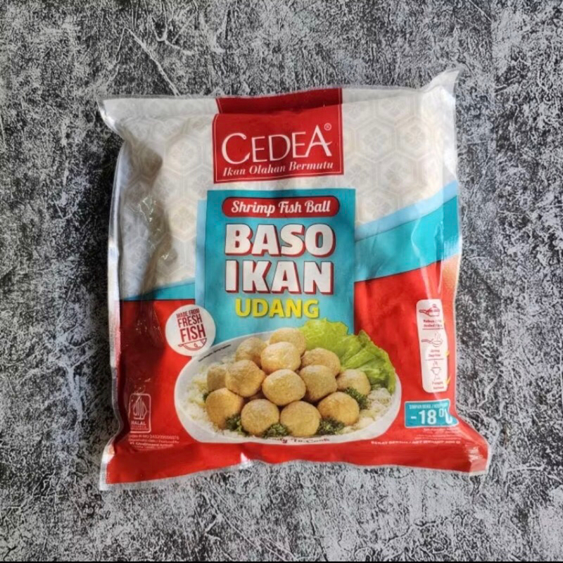 

Cedea - Bakso ikan udang 500gr