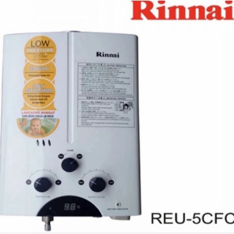 Water Heater Gas Rinnai REU- 5CFC / Reu 5 Cfc / Water Herter Rinnai Reu 5CFC