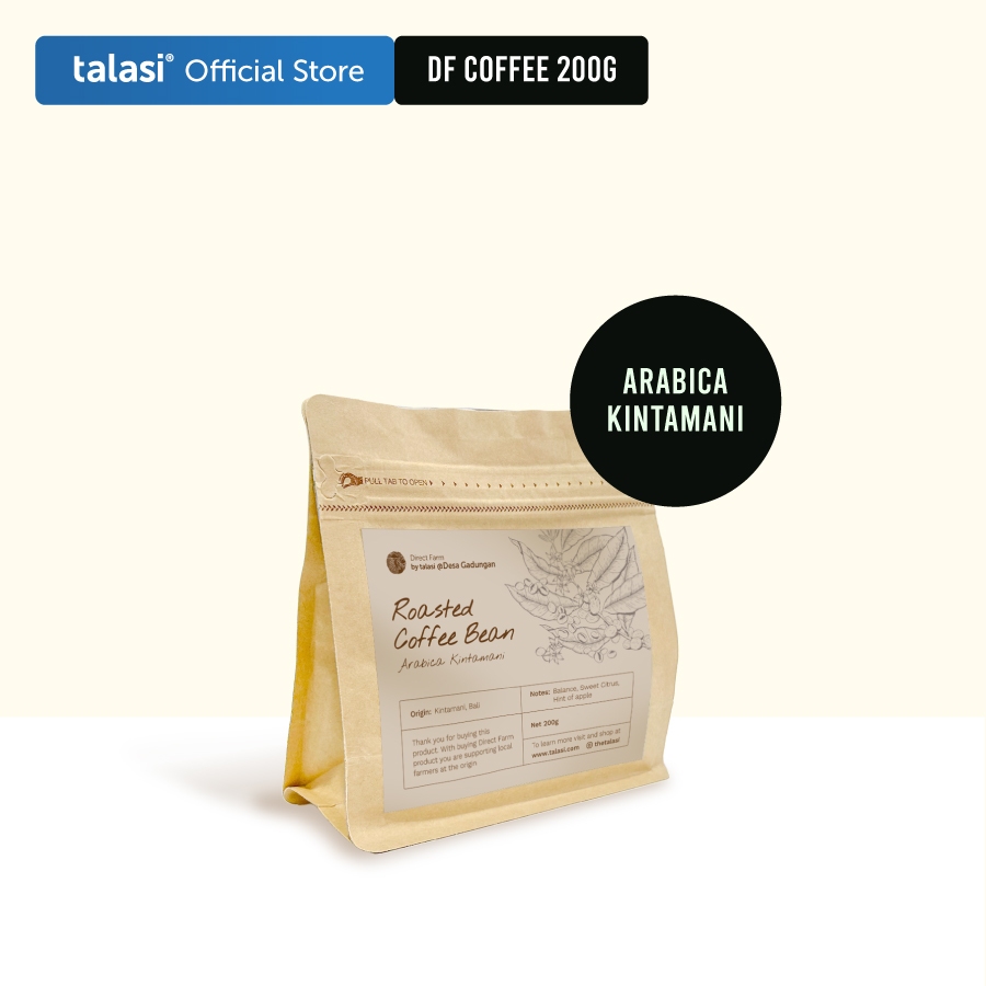 

Arabica Roasted Coffee Bean Origin Kintamani, Bali 200gr