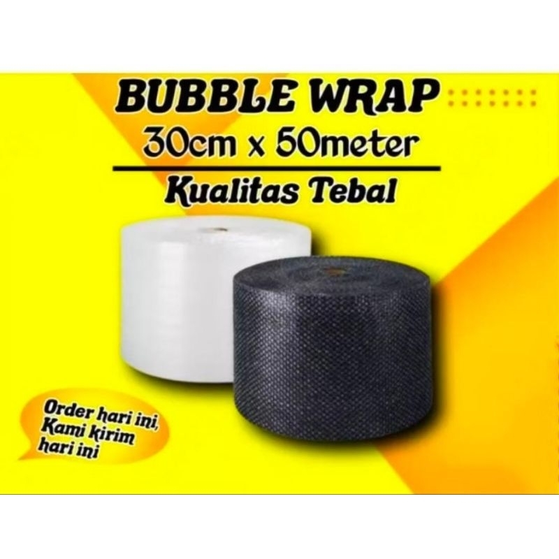 

Bubble wrap ukuran 30cm x 50m