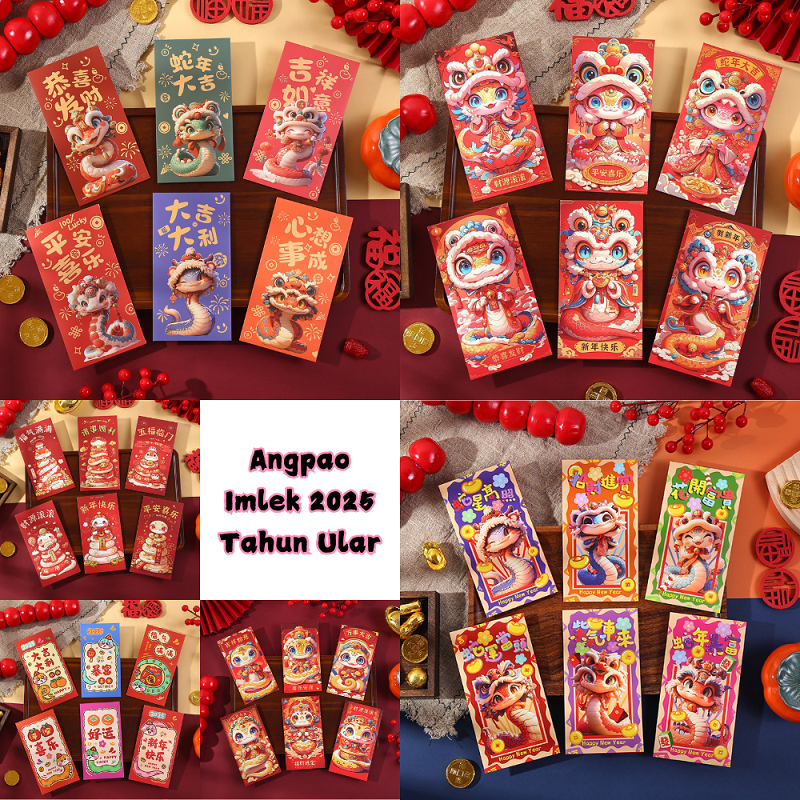 

Angpao Imlek 2025 AI Tahun Ular Sincia Ampao Lucu Unik