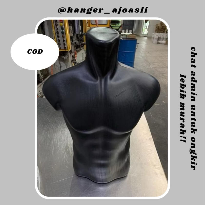 Patung Cowok Dewasa Manekin Cowok Hitam