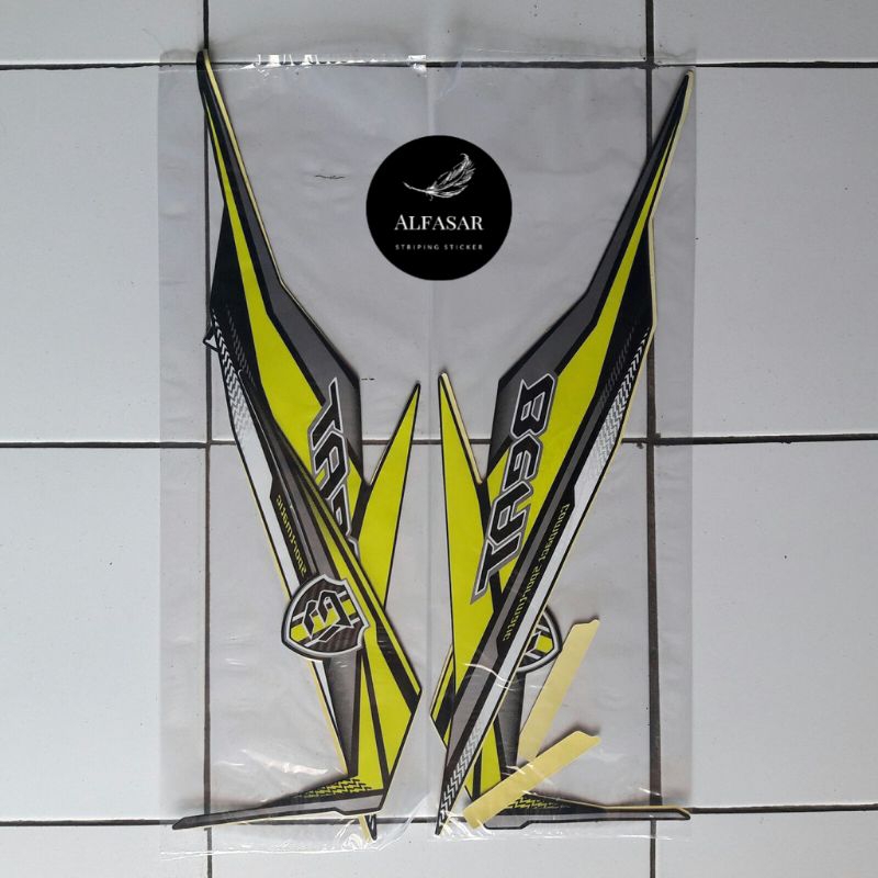 STICKER Striping HONDA BEAT Fi Cw 2019 Hitam Kuning