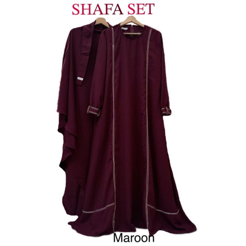 Shafa set dengan design jahitan smok material Yoris caltri super premium