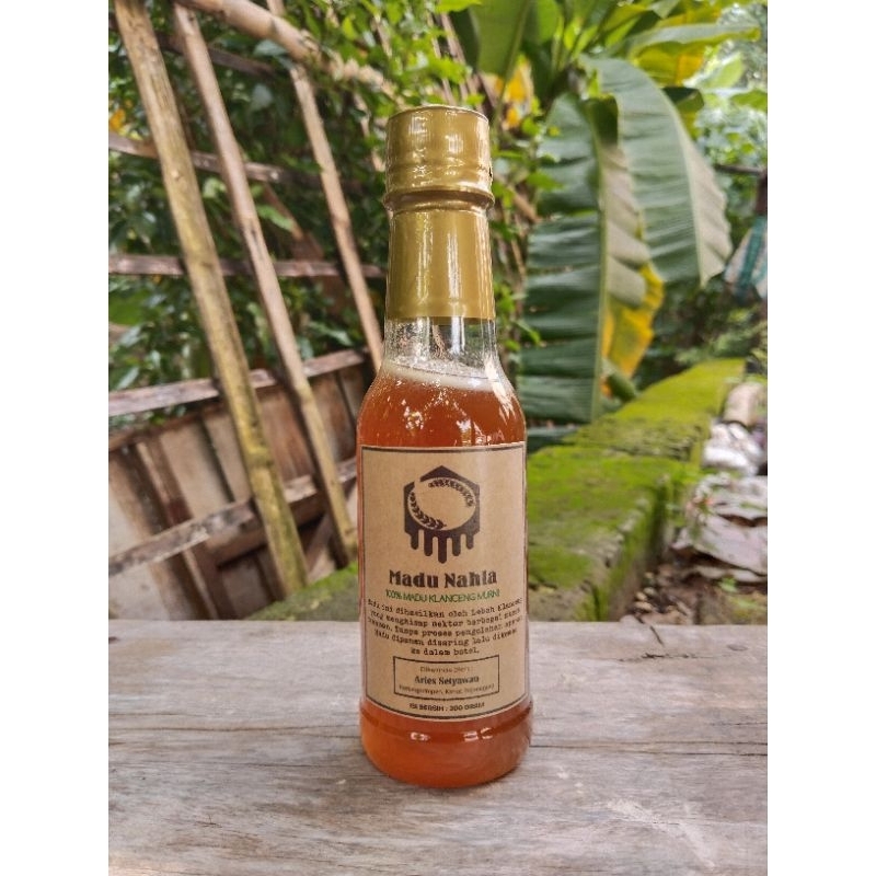 

Madu Klanceng Asli Madu Trigona Madu Kelulut Madu Klulut isi 300 gram Madu Nahla