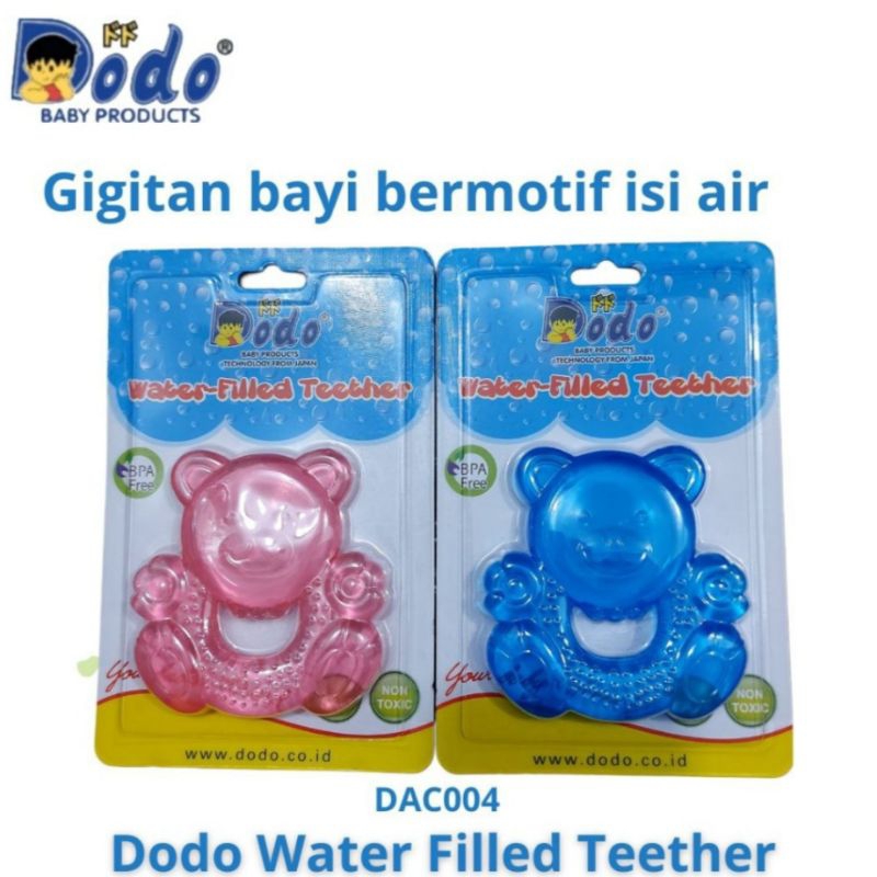 Dodo Water Filled Teether Gigitan Bayi Silicone Isi Air