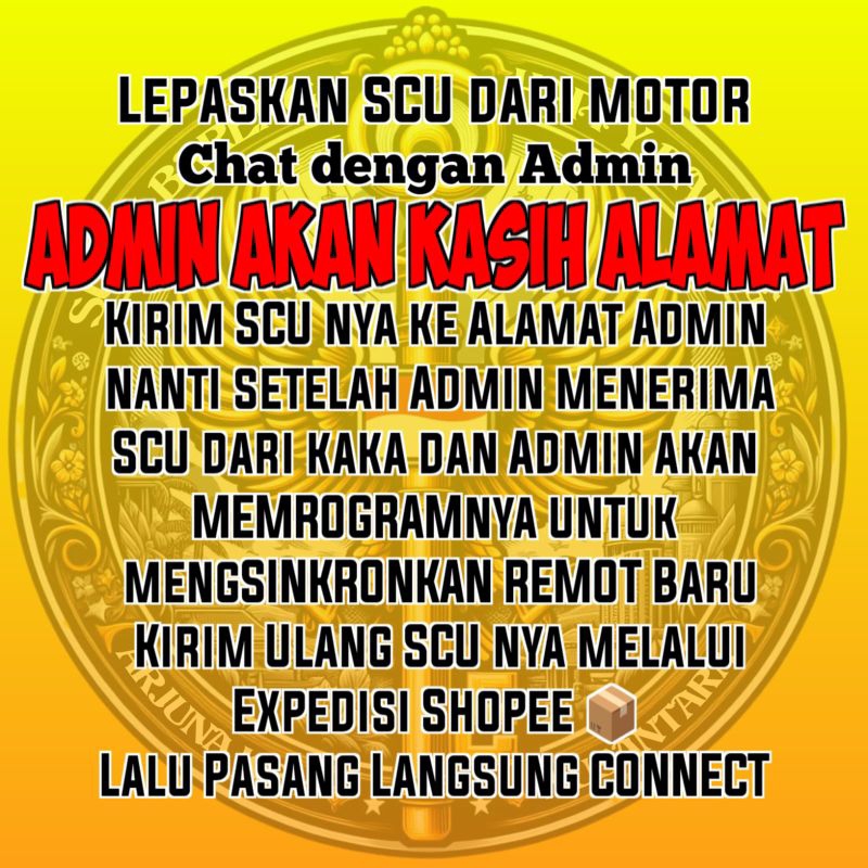 Jasa Program Ulang Duplikat Kunci Motor Baca id Barcode Motor Keyless Dan Remot Tinggal Kirim SCUnya