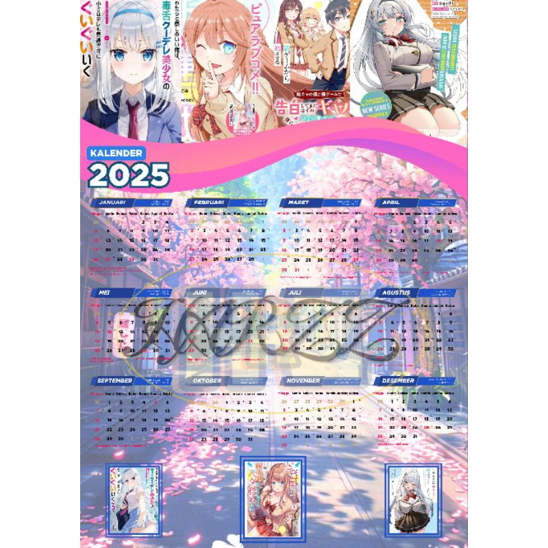 

kelender anime dan manga bisa costom
