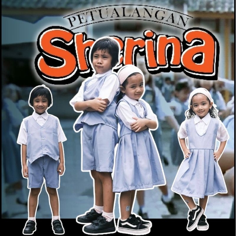 Kostum Petualangan Sherina/ Kostum Sherina / Baju Sherina