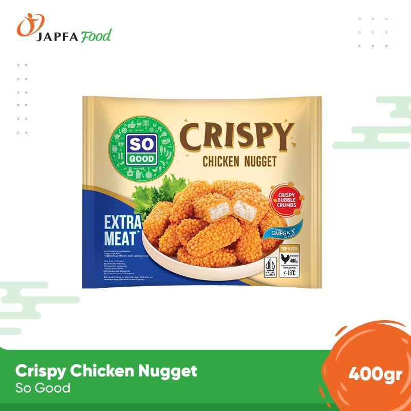 

So Good Crispy Chicken Nugget Extra Meat 400gr