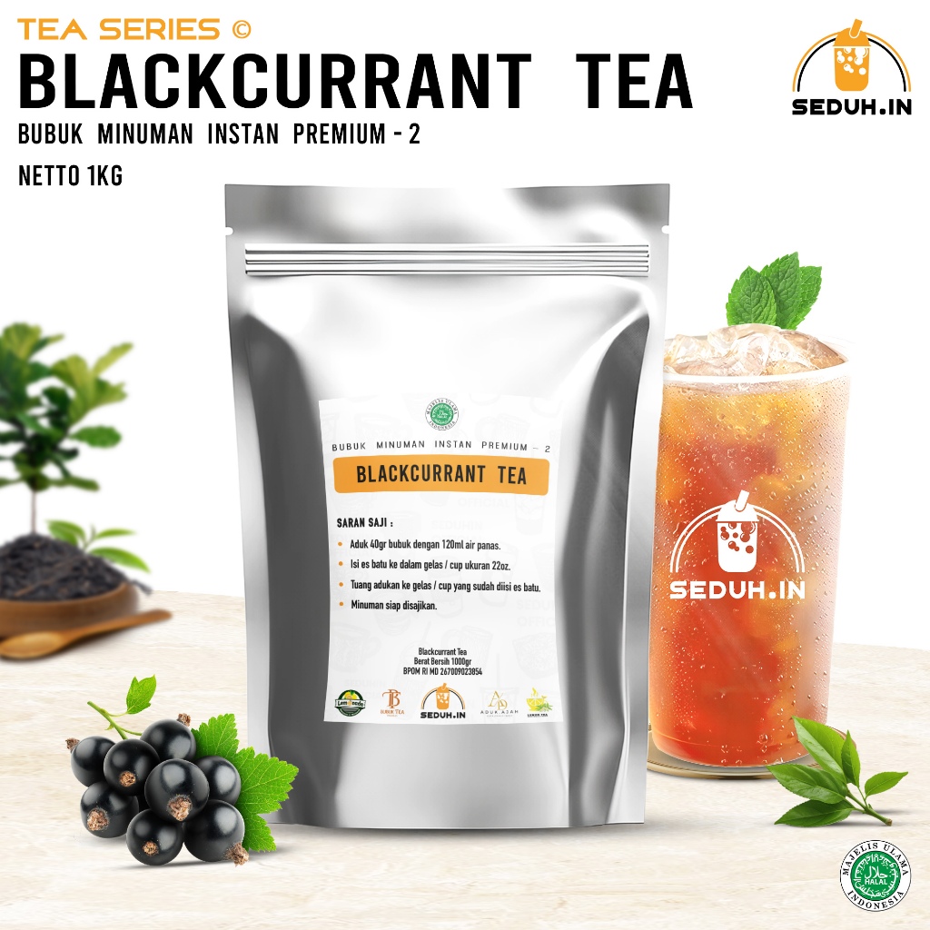 

Blackcurrant Tea 1kg / Bubuk Minuman Premium 2