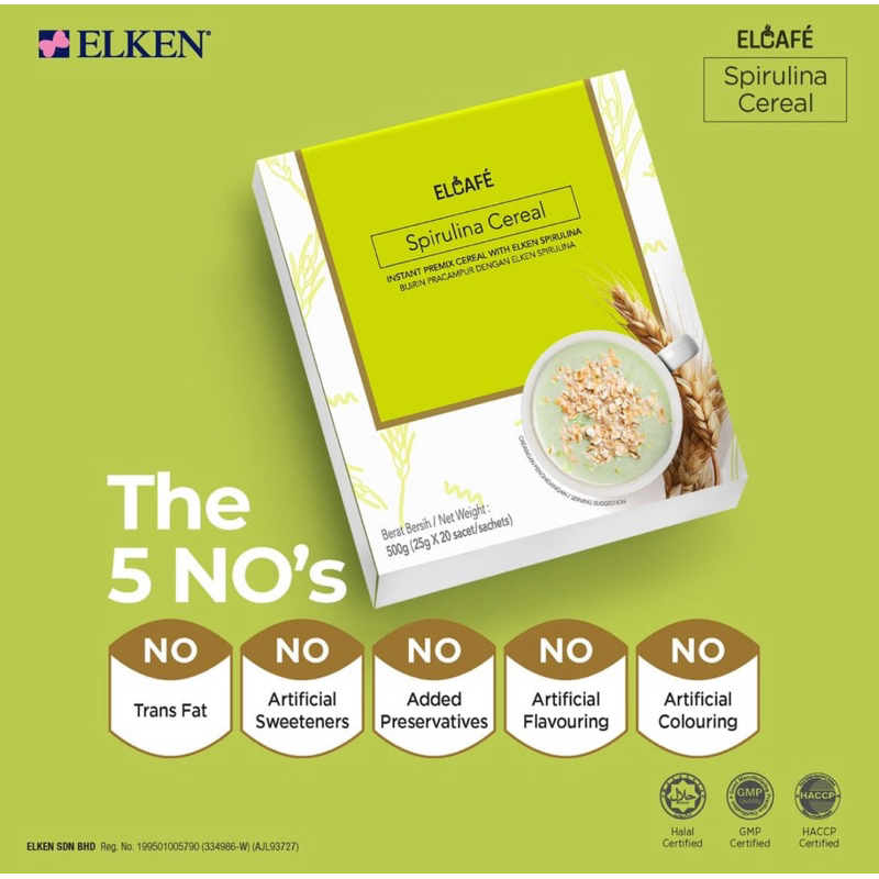 

Elken Oyes Cereal 20 Sachets