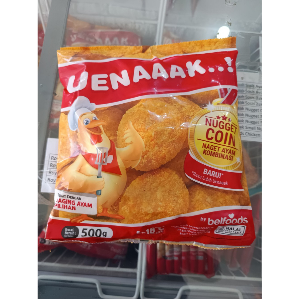 Naget Nugget Coin 500gr 500 gram frozen food terdekat makanan beku frozen food grosir