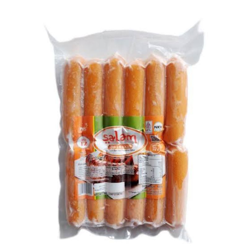 

sosis bakar salam jumbo isi 12 halal dan lezat