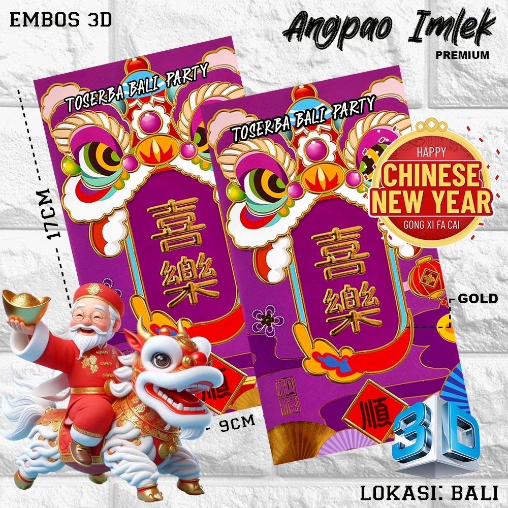 

KERTAS ANGPAO IMLEK BARONGSAI 5 PREMIUM
