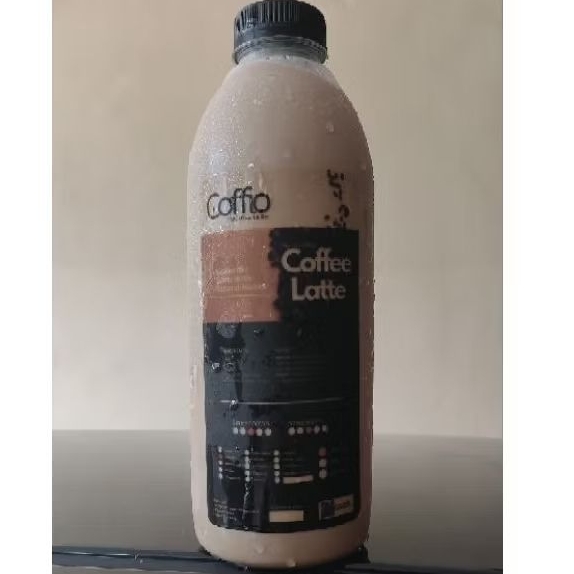 

Coffee Latte Coffiocoffee 1L Kopi Susu Botol Premium