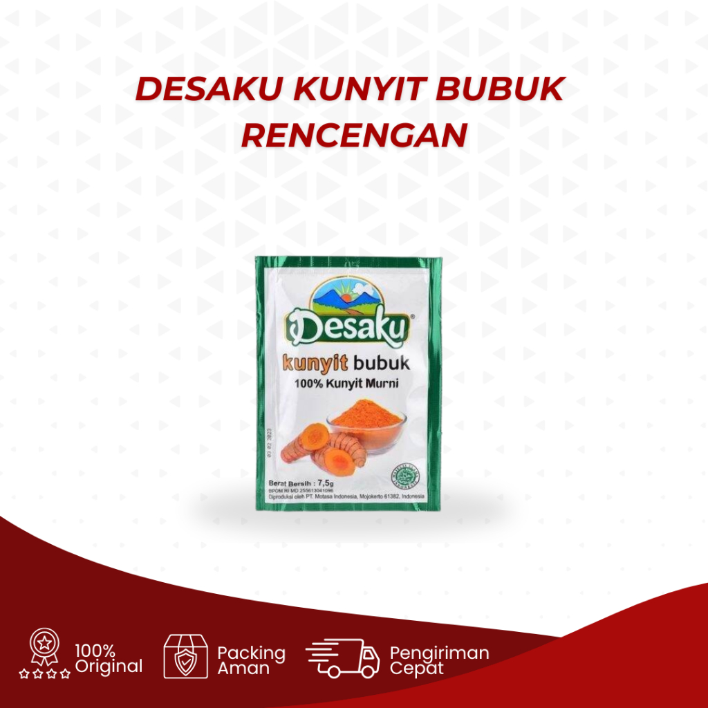 

Desaku Bumbu Kunyit Bubuk Rencengan 12 pcs