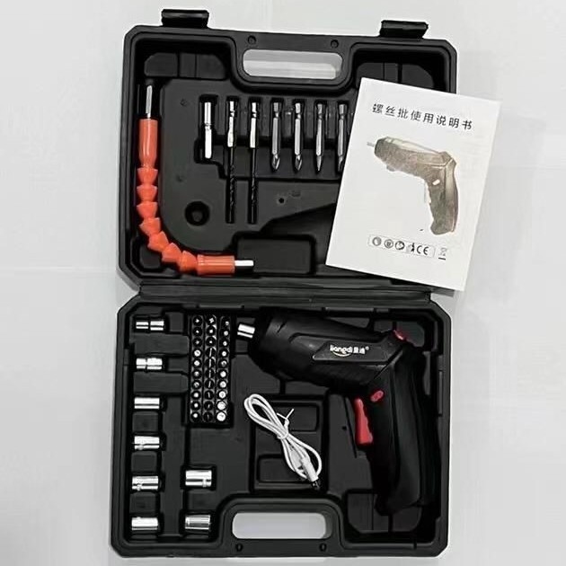 Cordless Screwdriver Mesin Bor Mini Bor Listrik Tanpa Kabel Set