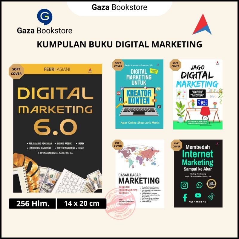 Kumpulan Buku Marketing: Digital Marketing, Internet Marketing Original l AHI