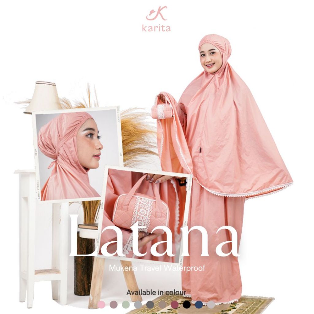 Karita - Mukena Traveling Mini  Waterproof Latana