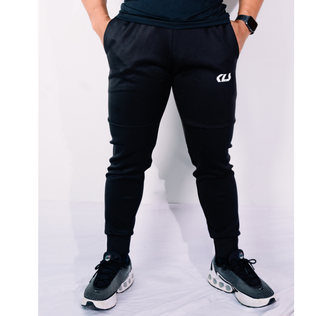 KLS Jogger Pants Celana Panjang Olahraga Pria Wanita Bahan Scuba Tebal