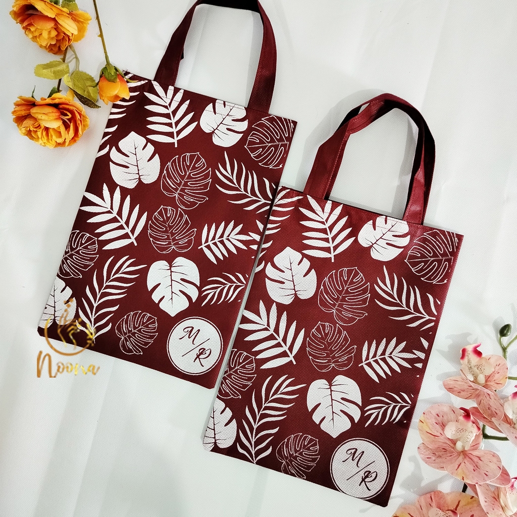 Tas Souvenir Sablon| Tas Souvenir Wedding |  Tas Kain Spunbond | Tas Kelahiran Bayi | Totebag Semina