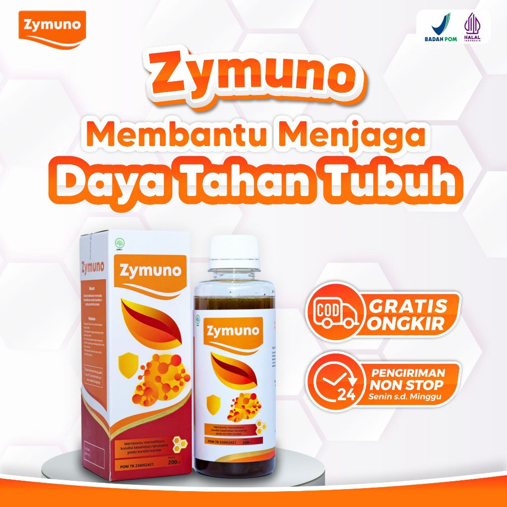 ZYMUNO MADU KESEHATAN - Mengobati Benjolan Meningkatkan Imun Antibodi Tubuh & Suplemen Vitamin Cegah