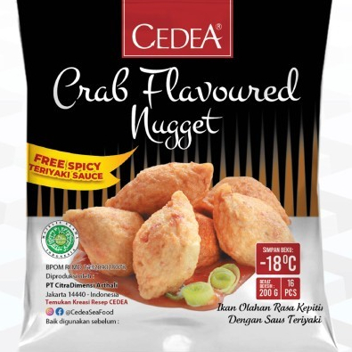 

CEDEA CRAB NUGGET 200 GRAM