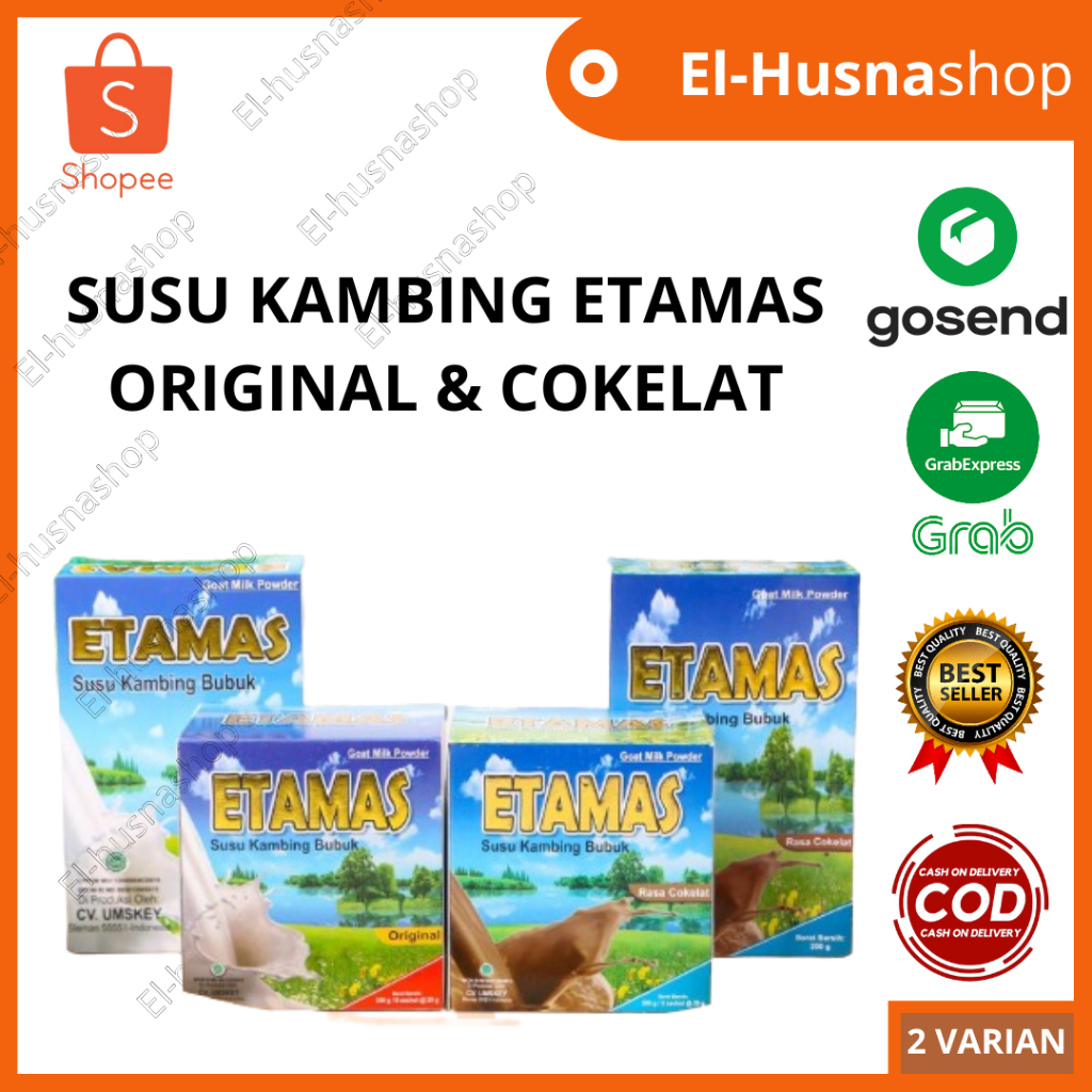 

Susu Kambing Etawa Bubuk Original Etamas Sachet Cokelat Asli