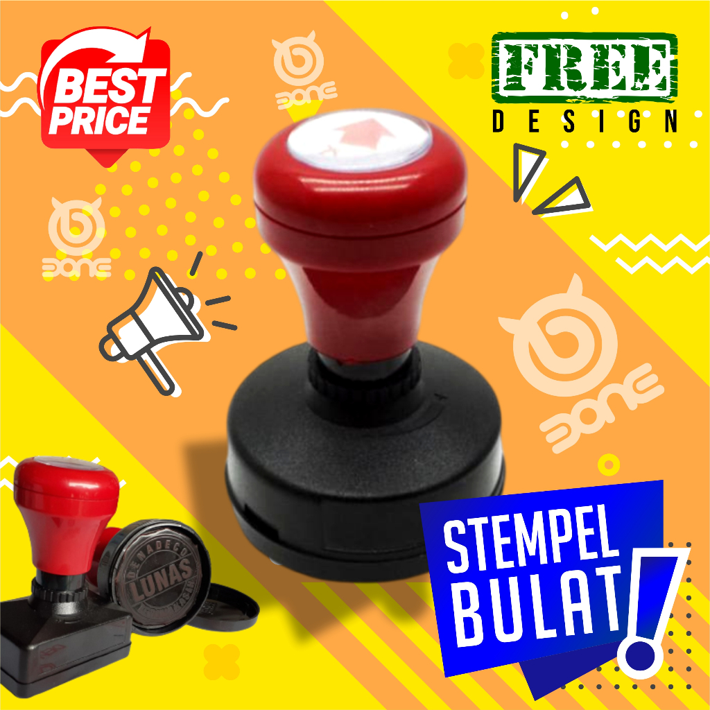 

CAP STEMPLE STAMPLE BENTUK BULAT 2-3 WARNA
