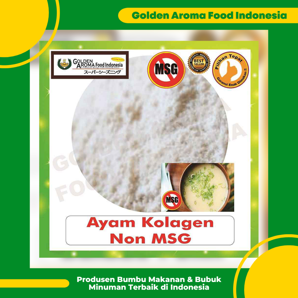 

Bumbu Tabur Rasa Ayam Kolagen Non MSG 1Kg Bubuk Collagen Chicken 1 Kg Premium Instan Kiloan Halal buat Aneka Rasa Makanan Odeng Tekwan Sapi Ayam Ikan Spesial Keripik Pisang Kentang Goreng Basreng Martabak Kacang Goreng Cimin Cimol Kripik Enak Terbaik GAFI