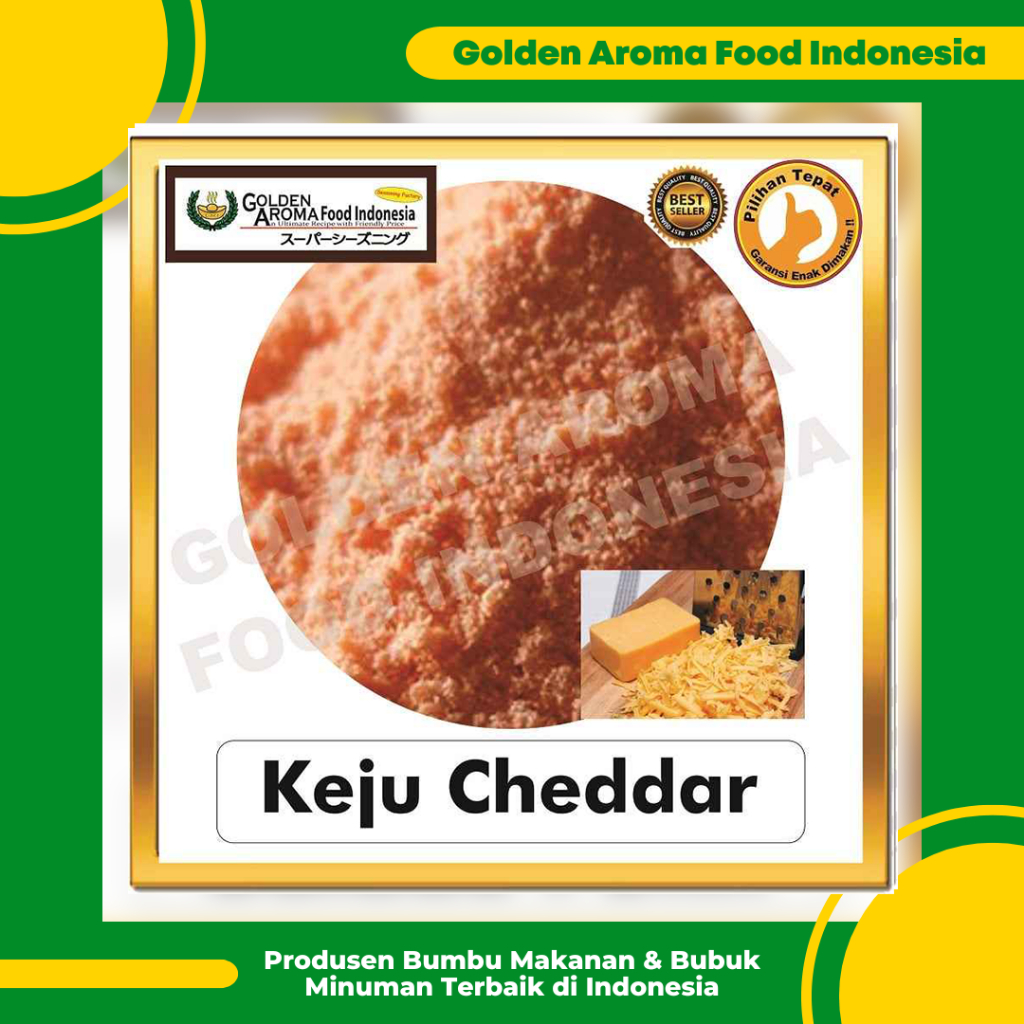 

Bumbu Tabur Rasa Keju Cheddar, Jual Bubuk Tabur Keju Cheddar Murah Enak Aman Terbaik GAFI, Cheese