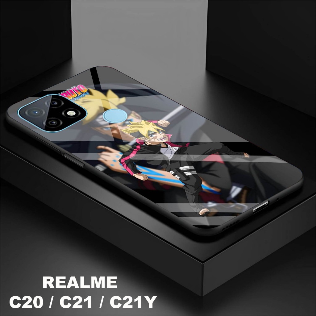 Softcase Kaca Kilau Realme C20 / C21 C21Y - Softcase Kaca Realme C20 / C21 C21Y - Softcase Kaca Kila