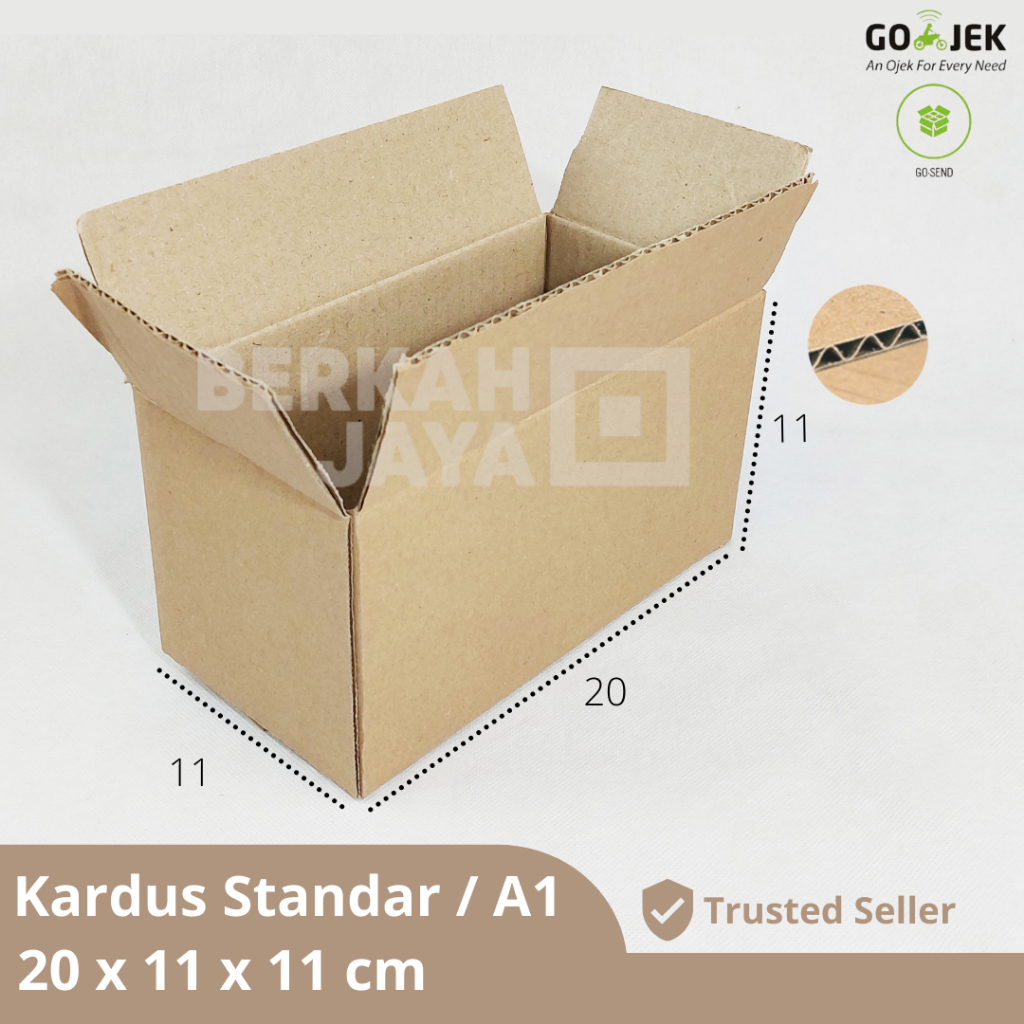 

kardus/karton/box, Uk.20x11x11 cm untuk packing (Kardus 20 x 11 x 11 cm)