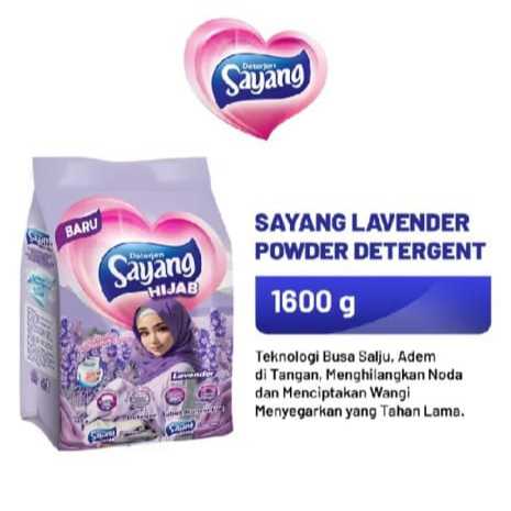 Deterjen Sayang Bubuk 1600g / Deterjen bubuk 1 8 kg/deterjen sayang 1.8kg promo