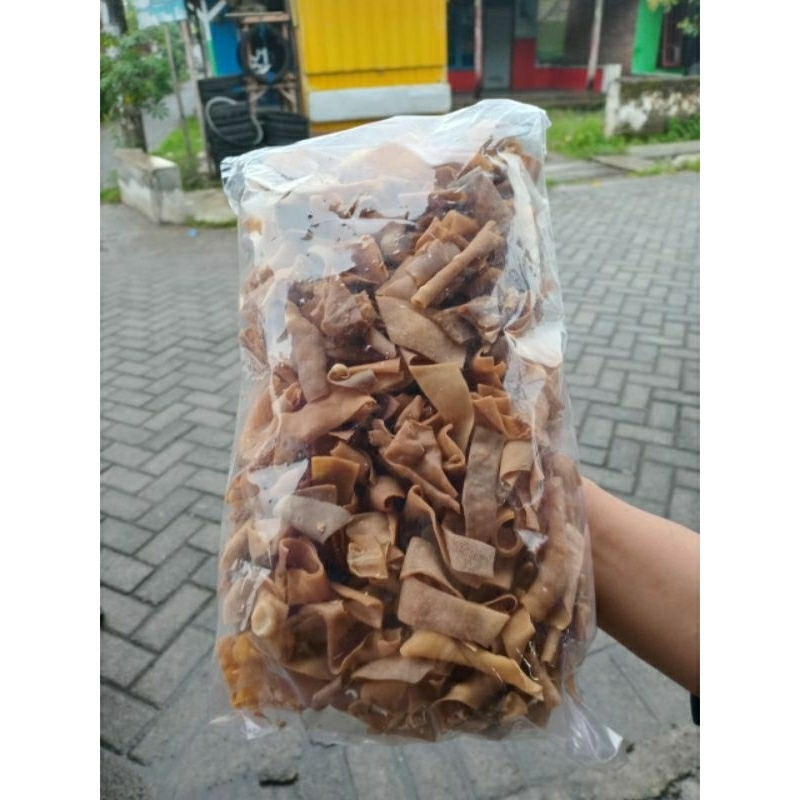 

krecek rambak tipis 500grm mentah