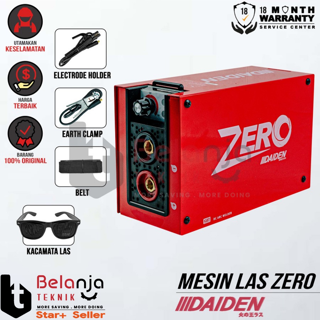 Daiden Zero Mesin Trafo Las Listrik Mini 100 A Travo Las 100A 900 WATT