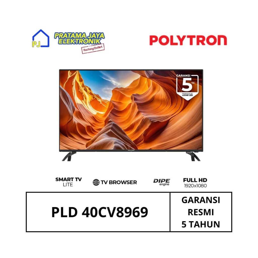 POLYTRON SMART DIGITAL TV 40 INC PLD-40CV8969