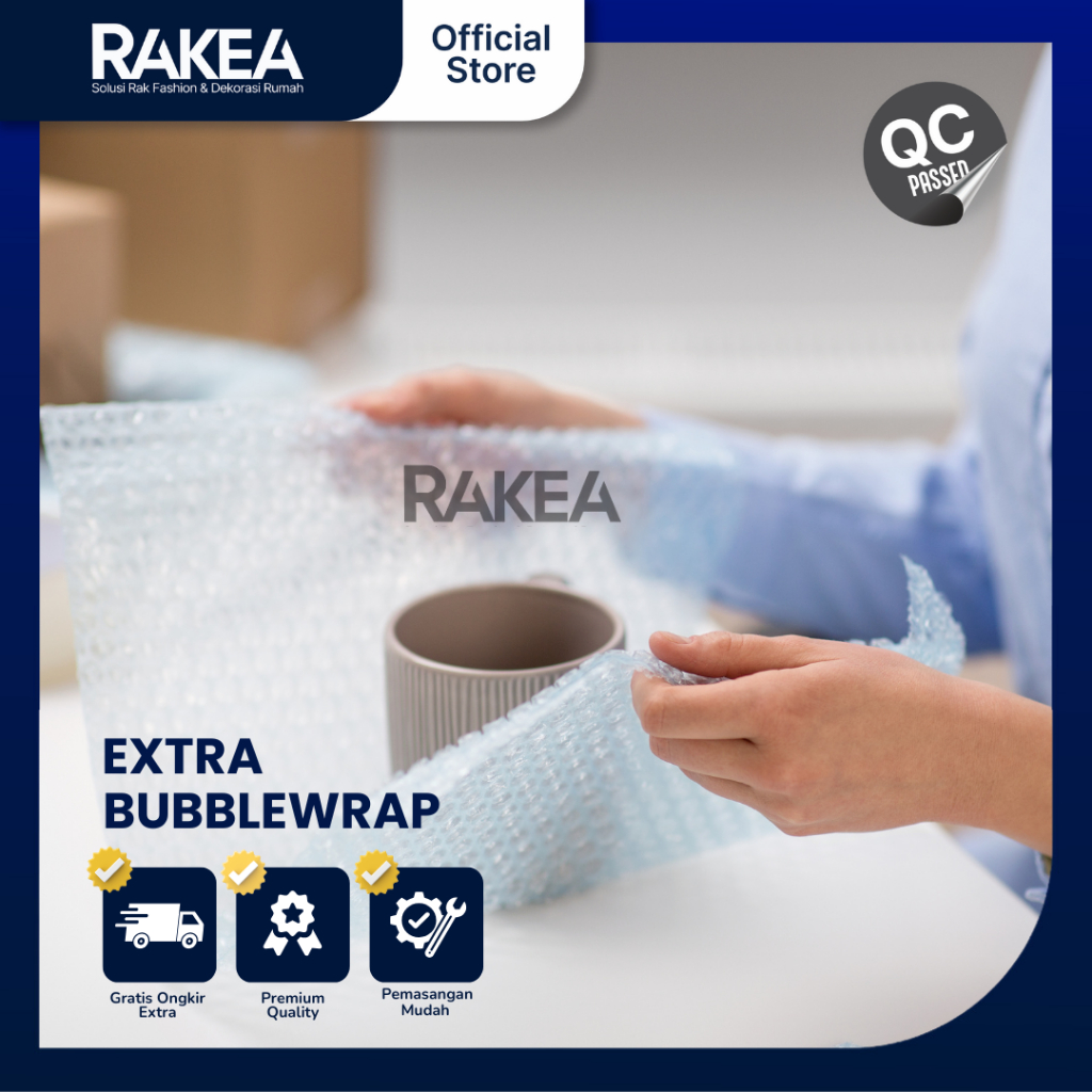 

EXTRA PACKING BUBBLE WRAP - EXTRA PACKING KEAMANAN PAKET - RAKEA