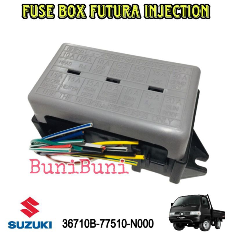 FUSE BOX FUTURA INJECTION / Rumah Kotak Sekring Sikring Untuk Mobil SUZUKI FUTURA INJECTION / INJEKS