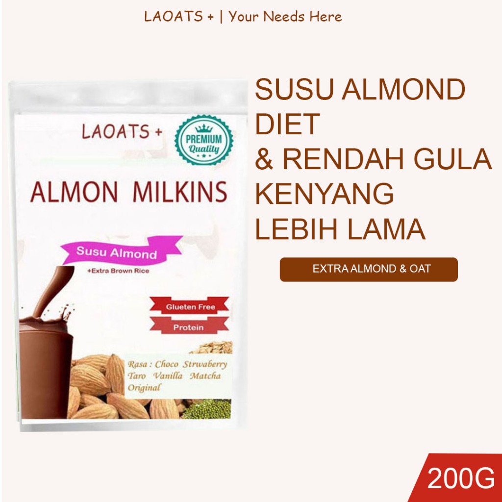

Susu Almond Susu Almond Diet Rendah Kalori Susu Almond Laoats