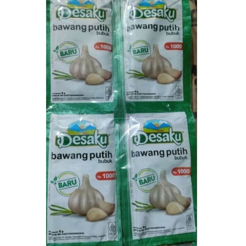 

Desaku bawang putih kemasan 6gr
