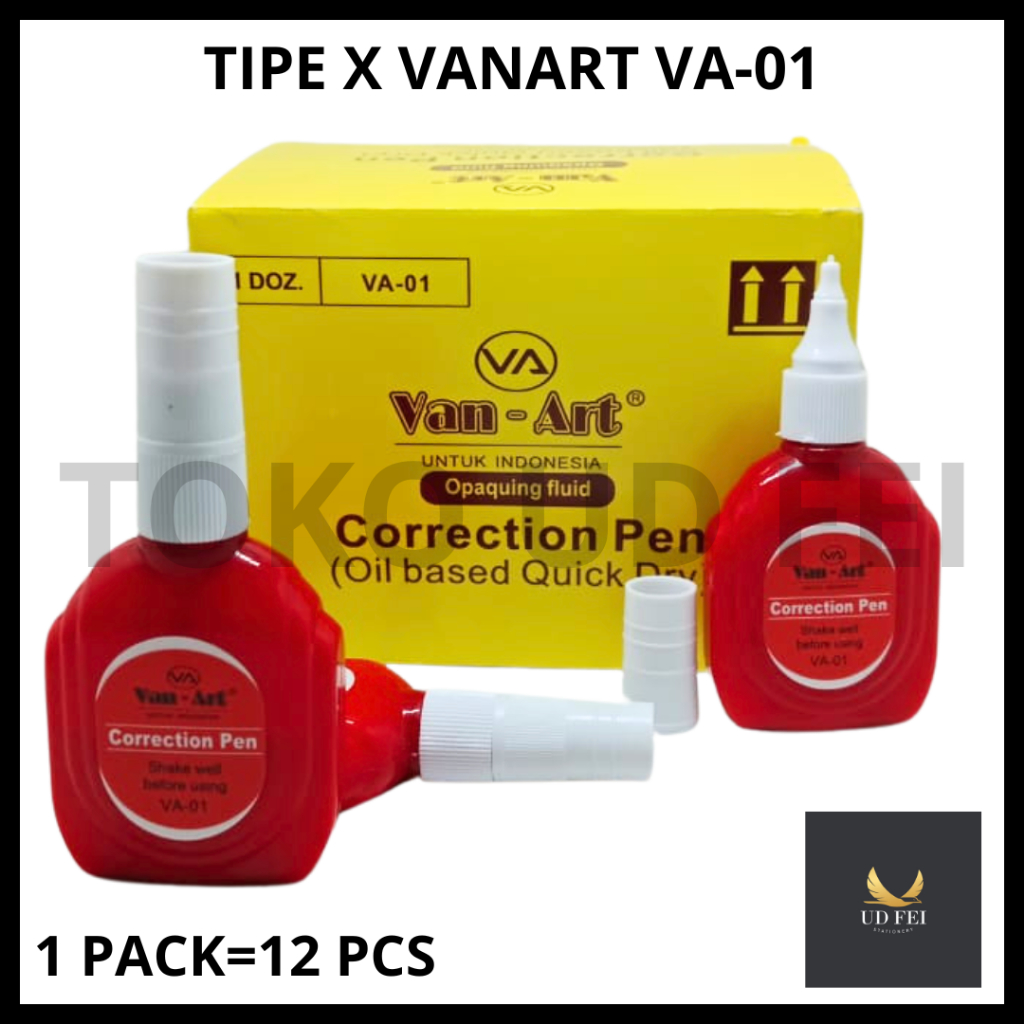 

(1 PACK=12 BIJI KODE : VA-01) TIPE X VANART/ STIPO CAIR VANART/ STIPO VANART VA-01