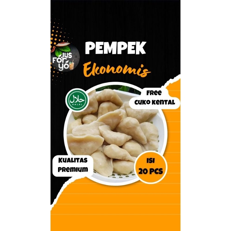 

Pempek Palembang Kapal Selam Isi 20 Pcs Halal