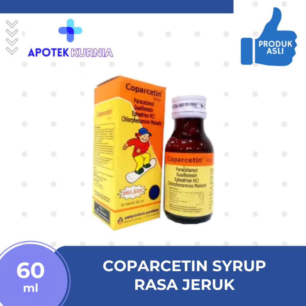 COPARCETIN SYRUP - RASA JERUK - 60ML