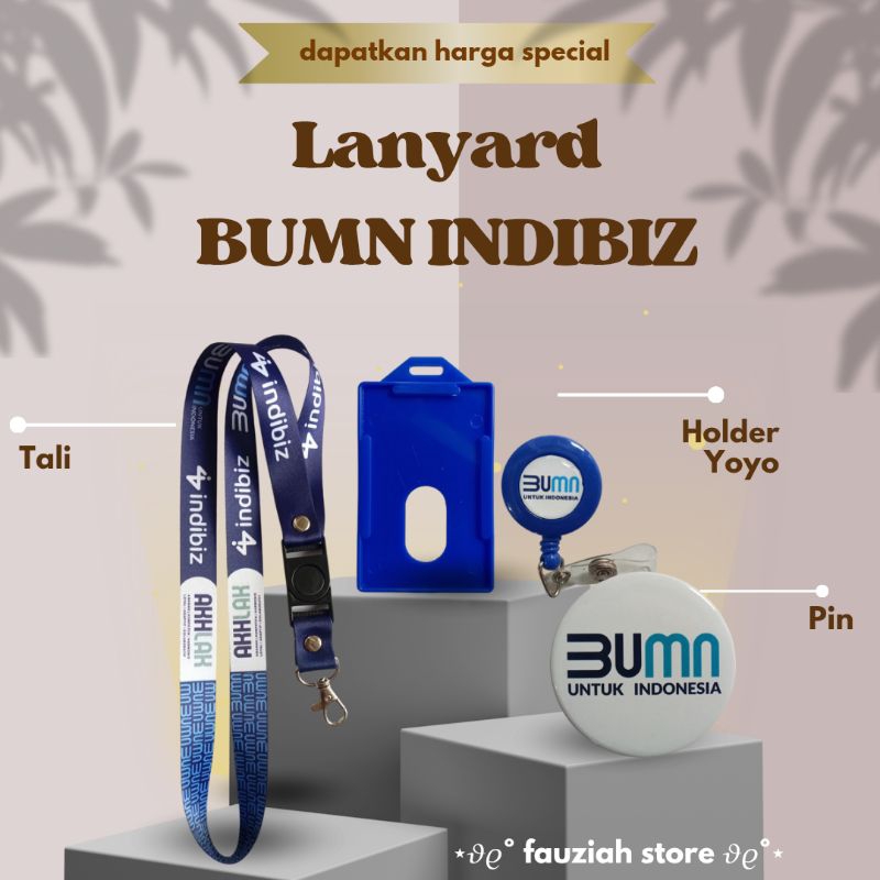 

READY! Tali ID CARD / Lanyard BUMN INDIBIZ Termurah!!!