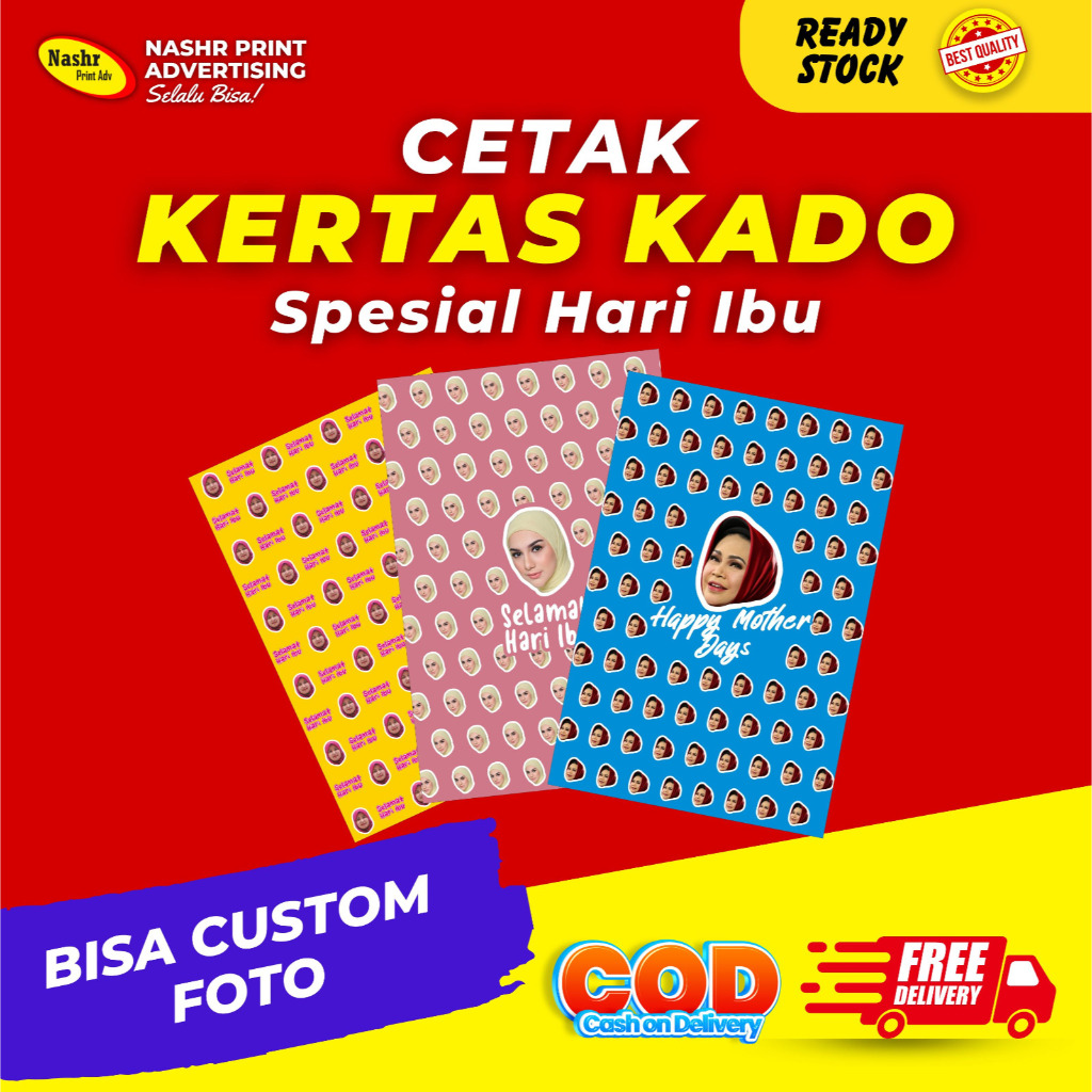 

KERTAS KADO HARI IBU I BUNGKUS KADO CUSTOM I KADO HARI IBU