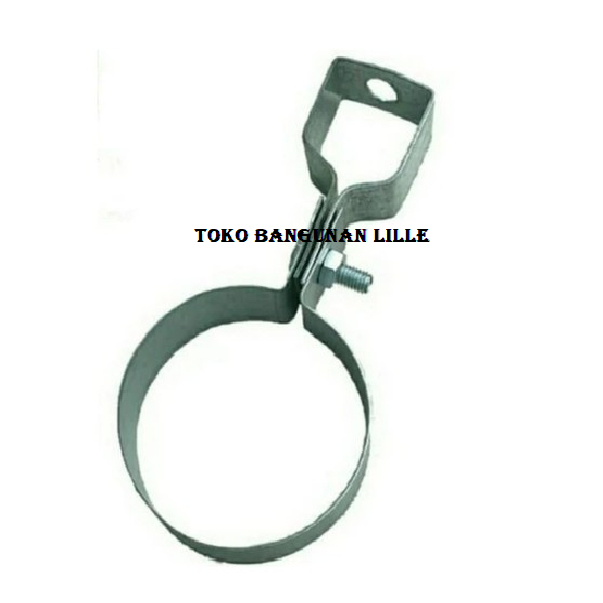 Klem Gantung Polos 2 1/2 inch Hanger Clamp Pipa Paralon 2.5 inch Pengencang Pengikat Kleman Bulat Pi