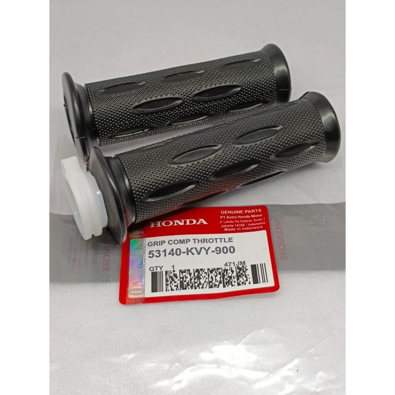 Handgrip Grip Honda ORIGINAL 100% Selongsong Gas Set Honda Beat,vario Karbu KVY bisa COD dan kirim i